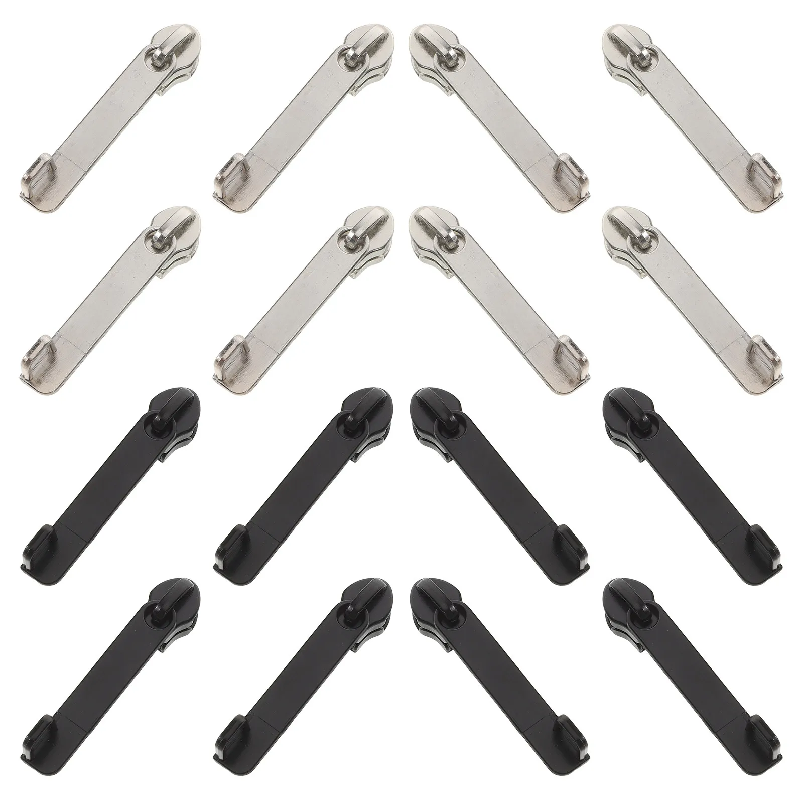 16Pcs Luggage Anti-Explosion Zipper Pull Double-Layer Nylon Replacement for Suitcase Jackets Travel Repair Kit Secure Lock