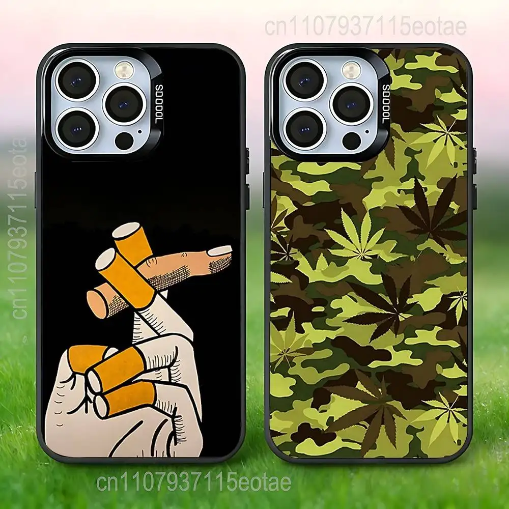 

Hallucinogenic Art High Weed Phone Case For iPhone 17,16,15,14,13,12,11,Pro,Max,Plus,E,Air,Mini Anti Fall Black Bumper