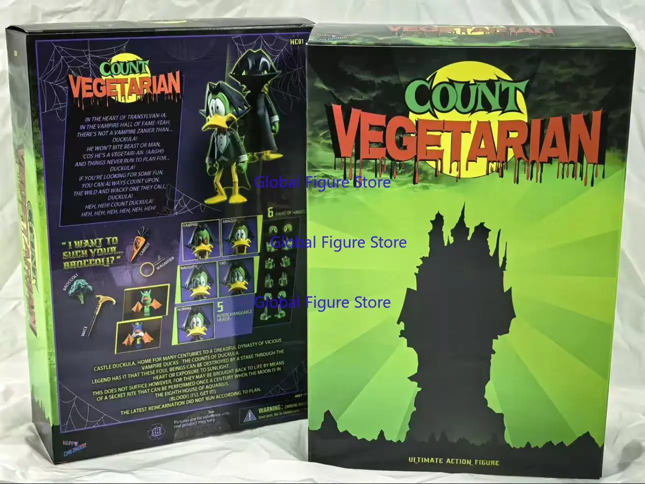 

Happy Childhood HAPPY CHILDHOOD Vegetarian Earl Adventures of The Strange Duck Figure