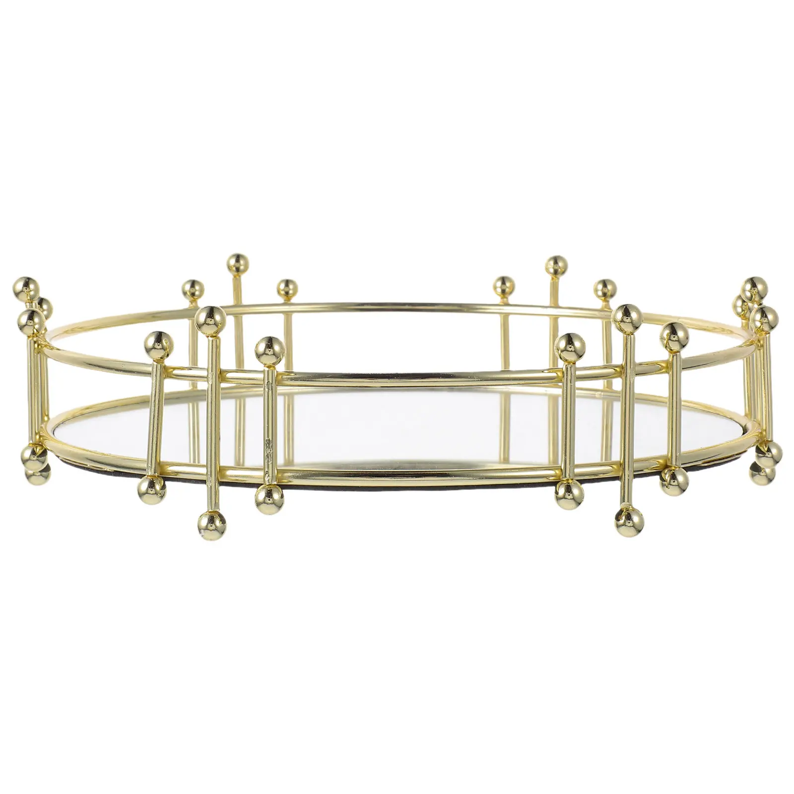 

Aromatherapy Storage Tray Iron Makeup Organizer Stylish Multi-Functional Washstand Organizer for Essential Oil Stand