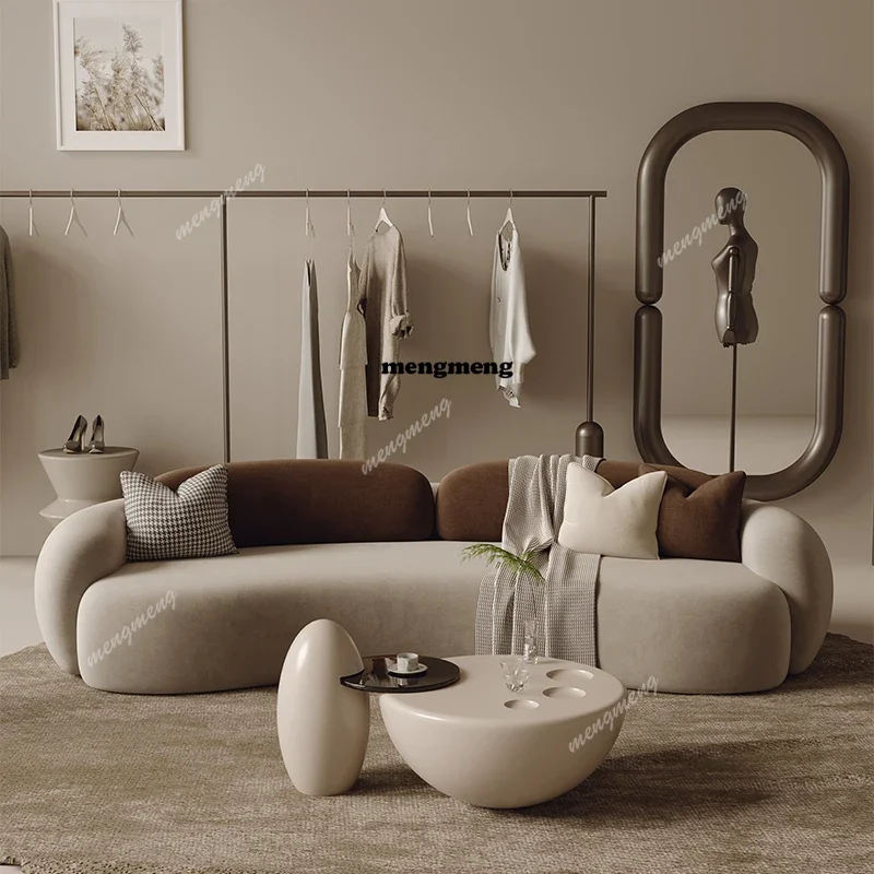 

E182 Hallway Soft Living Room Sofas Cute Design Aesthetic Wooden Vintage Living Room Sofas Simple Koltuk Takımı Postmodern Furni