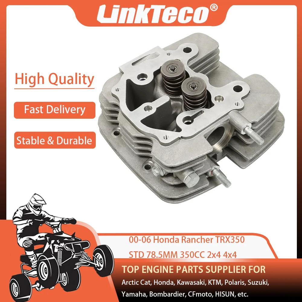 مجموعة زنبرك شمعة إشعال برأس أسطواني ، ATV STD Bore ، مناسبة لهوندا رانشر TRX350 ، 350TM ، 350TE ، 350FM ، 2x4 ، 4x4 ، gsm ، 350CC ، 00-06