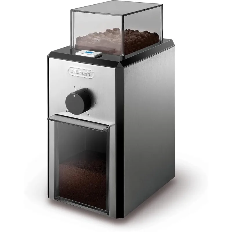 

De'Longhi Burr Coffee Grinder with Grind Selector and Quantity Control, Stainless