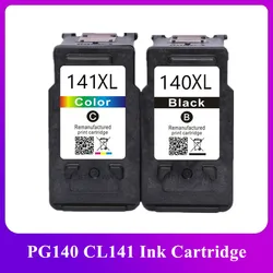 Remanufactured 140XL 141XL PG140 CL141 Ink Cartridge For Canon PG-140 CL-141 PIXMA MG4110 MG3210 MG3510 MG474 Printer