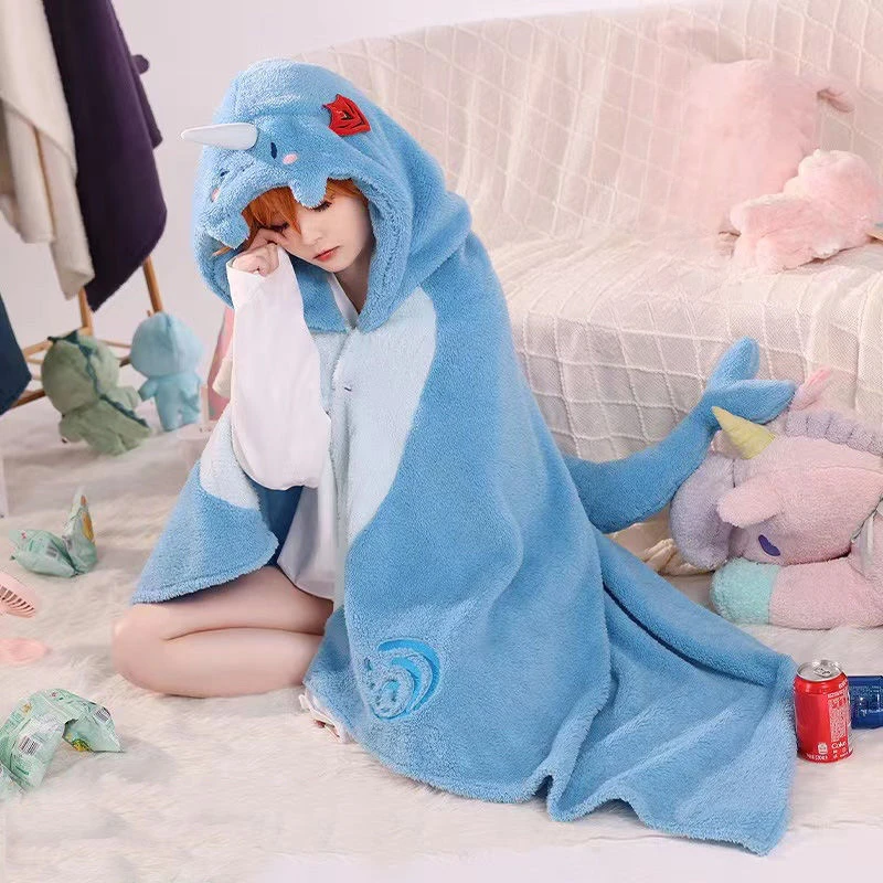 2024 Anime Figure Genshin Impact Plush Toys Kaedehara Kazuha Flannel Blanket Plushie Pajamas Soft Sofa Blanket Children Hallowee