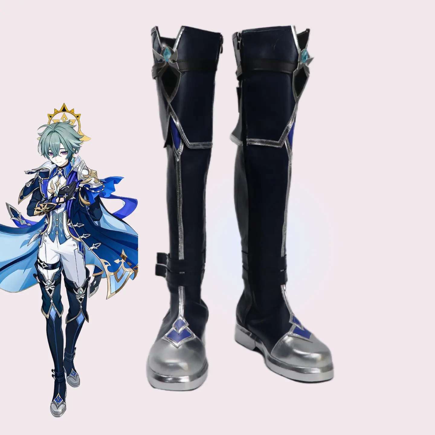 chaussures-de-cosplay-sur-mesure-lohen-du-jeu-genshin-impact-bottes-pour-fete-d'halloween