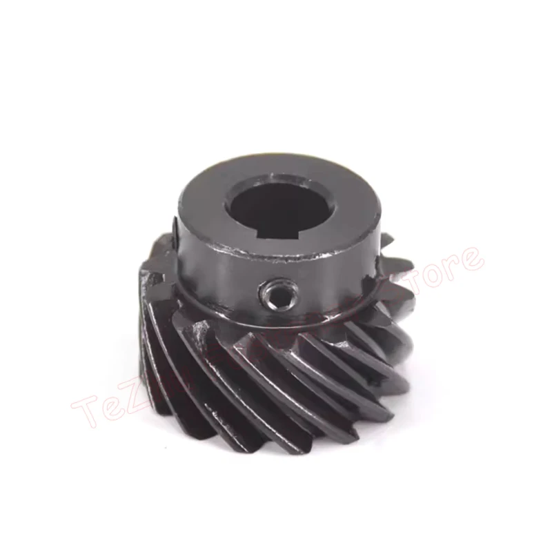 1pcs 1.5M 45 Degree Helical Gear 12 13 14 15 16 18 19 Teeth 45# Steel Left/Right Spiral Gear 1.5 Module Bore 6/8/10/12/14/15mm