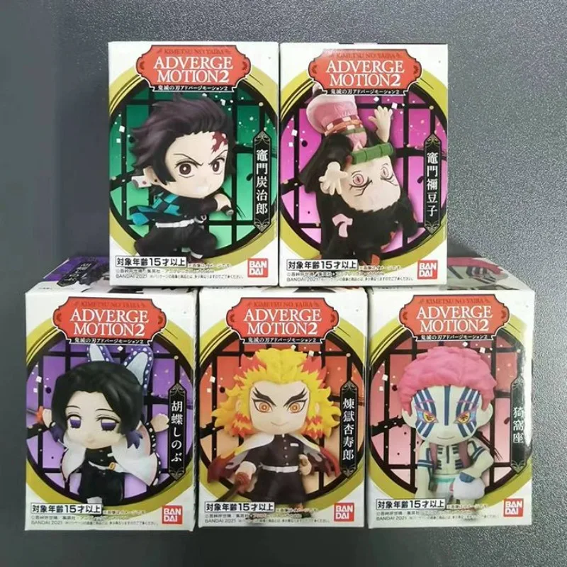 Demon Slayer Tanjiro Kamado Nezuko Kochou Shinobu Model lalki Anime urządzenia peryferyjne śliczne zestawy garażowe Kawaii dekoracje na biurko