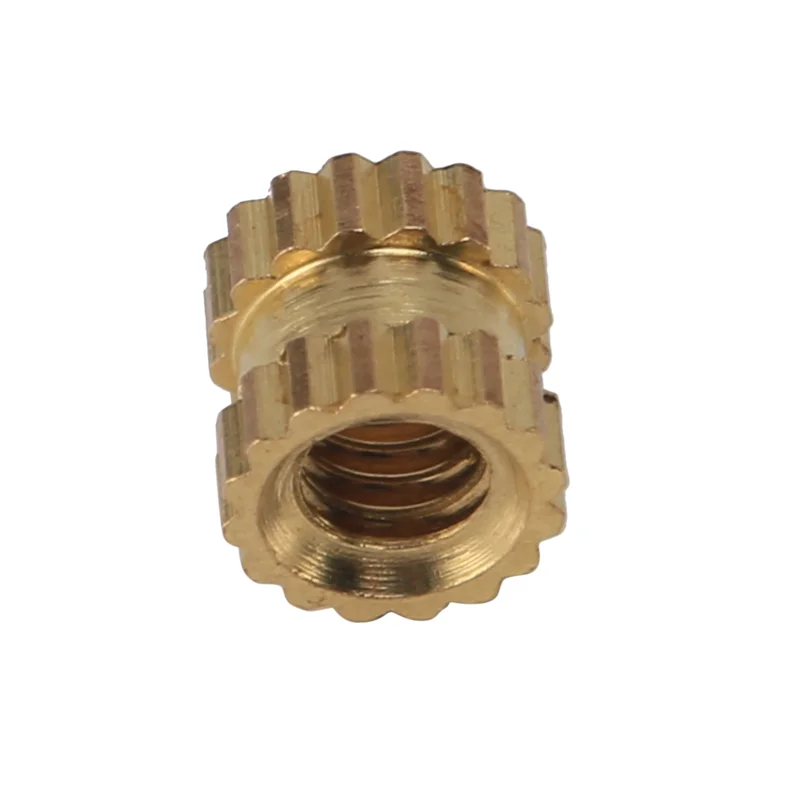 

M2 X 3 мм латунный цилиндр с накаткой и круглой вставкой, встроенные гайки, 500 шт.