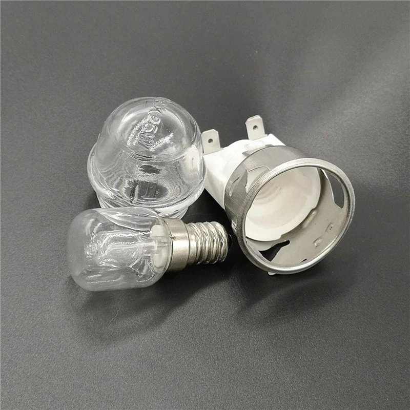 

ABMR-6Set E14 High Temperature Resistance 300 Celsius 250V 25W Oven Lamp,Oven Lamp Holder,Oven Lighting Lamp Head