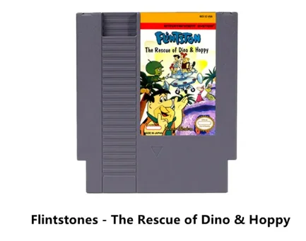 

Flintstoned The Surprise at Dinosaur Peak! or The Rescue of Dino & Hoppy - 72 pins 8bit Game Cartridge for Video Game Console
