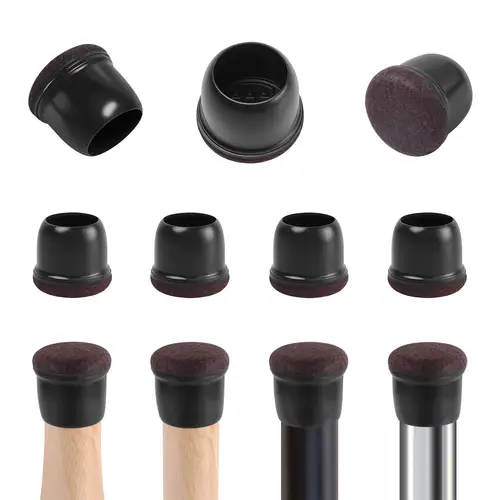 Chair Leg Caps Rubber Feet Protector Stool Table Furniture Leg Cover Non Slip Felt Bottom Pads Round Square Floor Protectors - Image 22