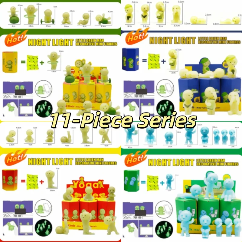 

Горячая новинка: Светящиеся в темноте зеленые куклы серии 11 для фитнеса/ванной/спальни/йоги – коллекционные игрушки-сюрпризы, милые светящиеся в темноте декоративные куклы в подарок