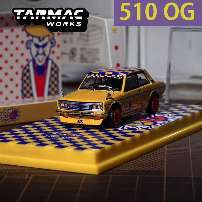Tarmac Works  510 OG 1/64  in Stock Alloy Car Static Die Cast Vehicles Collection Model Car Toy  Boy Gift