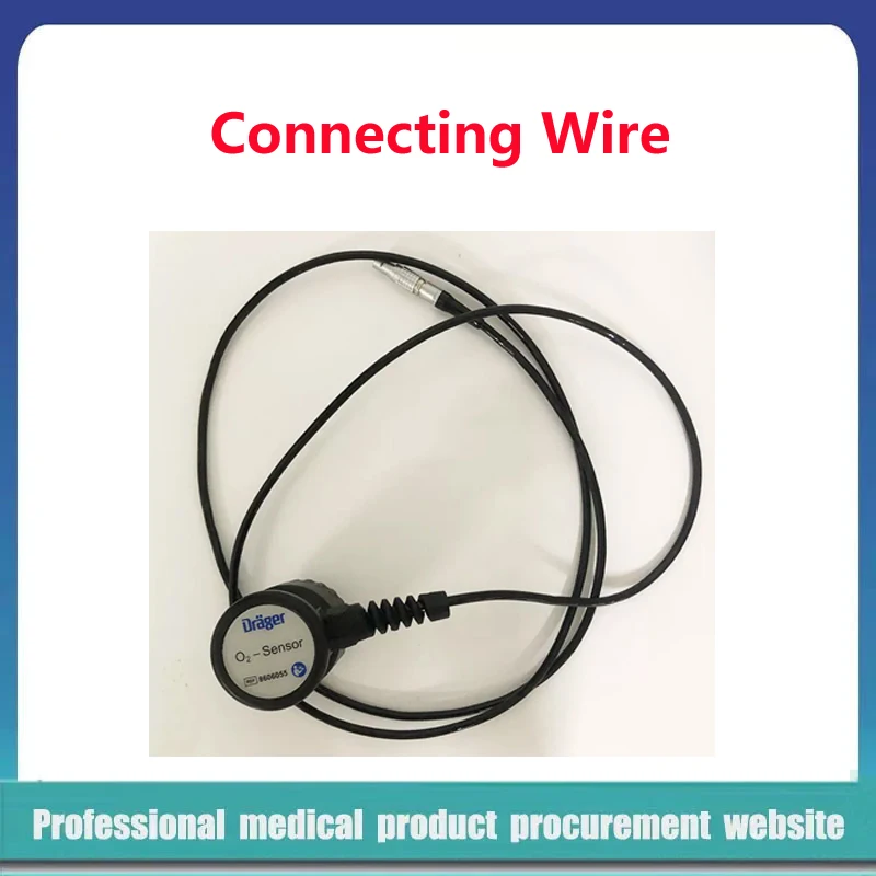 Original Drager Anesthesia Oxygen sensor cable connecting wire 8606055 For Fabius Tiro