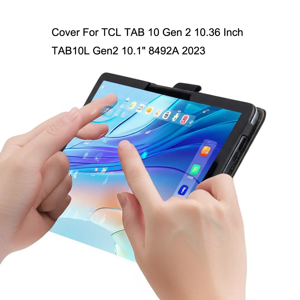 

Чехол для TCL TAB 10 Gen 2 10,36 дюймов TAB10L Gen2 10,1 дюйма 8492A 2023, кожаный чехол для планшета