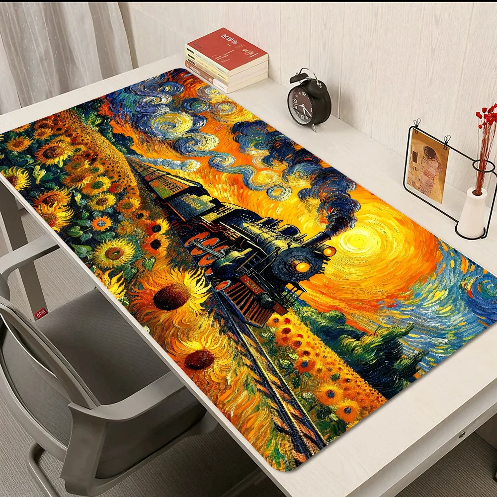 Van Gogh Art Mousepad New Arrivals Large Gaming Mousepad L XL XXL Gamer Mouse Pad Size For Keyboards Mat