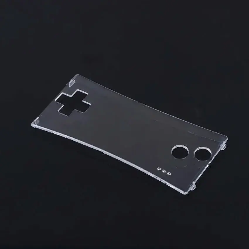 YuXi For GameBoy Micro Transparent Clear Front Faceplate Cover For GBM System Front Shell Case & Protective Film Accessories