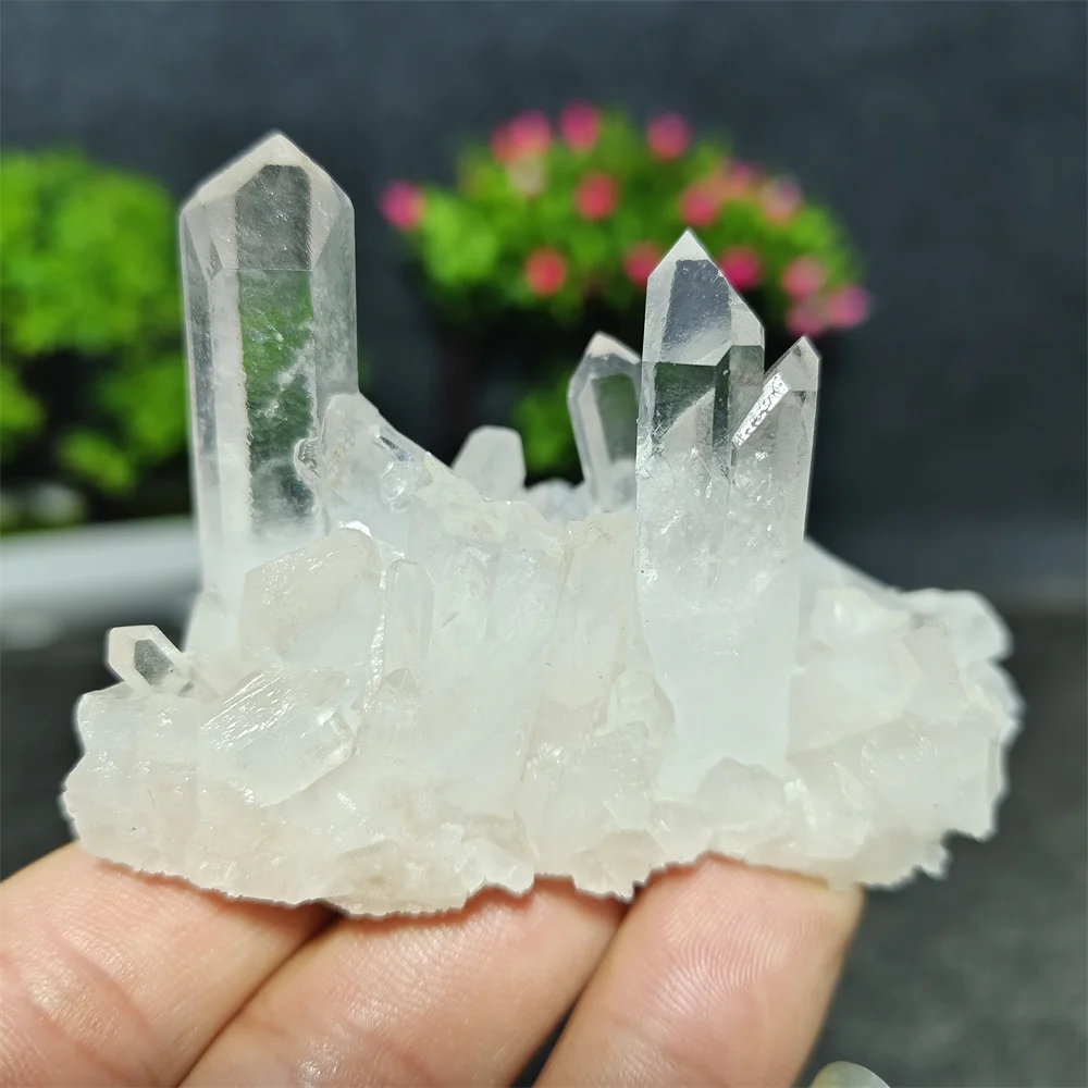 Natural Raw Specimen,White Crystal Cluster Clear Quartz, Healing Gem, Meditation Energy Stone, Home Decoration, High Quality