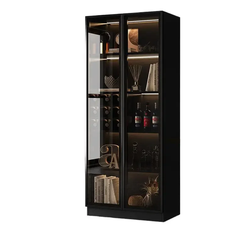 

Light luxury wine cabinet, wall storage, modern simplicity, high end side cabinet, household integration