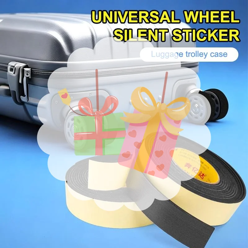 

Luggage Wheel Silent Sticker With Noise Reduction And Wear Resistant Design Perfect For Travel Trolley Case Daily Use