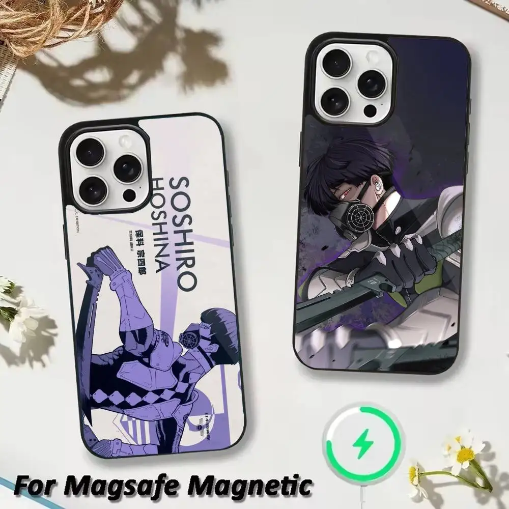 

H-Hoshina S-Soshiro Phone Case For iPhone 17,16,15,14,13,12,Plus,Pro,Max For Magsafe Magnetic Wireless Charge