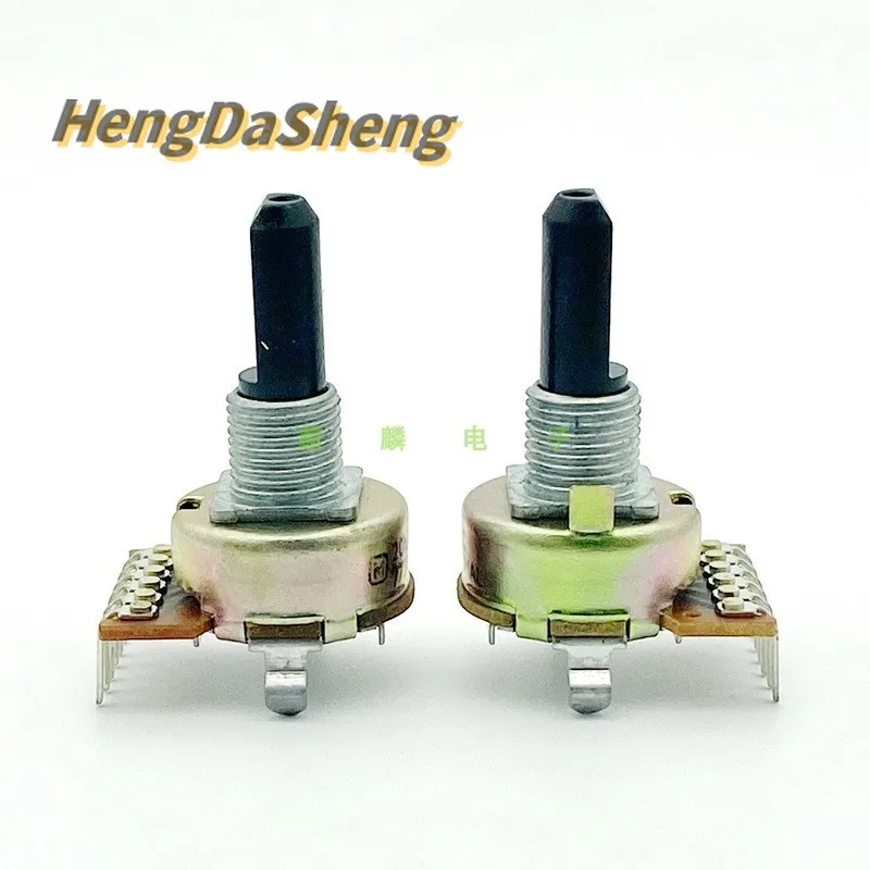 5Pcs R161 20KΩC Single Row 6-pin Speaker Amplifier Volume Potentiometer With Center Positioning C20K