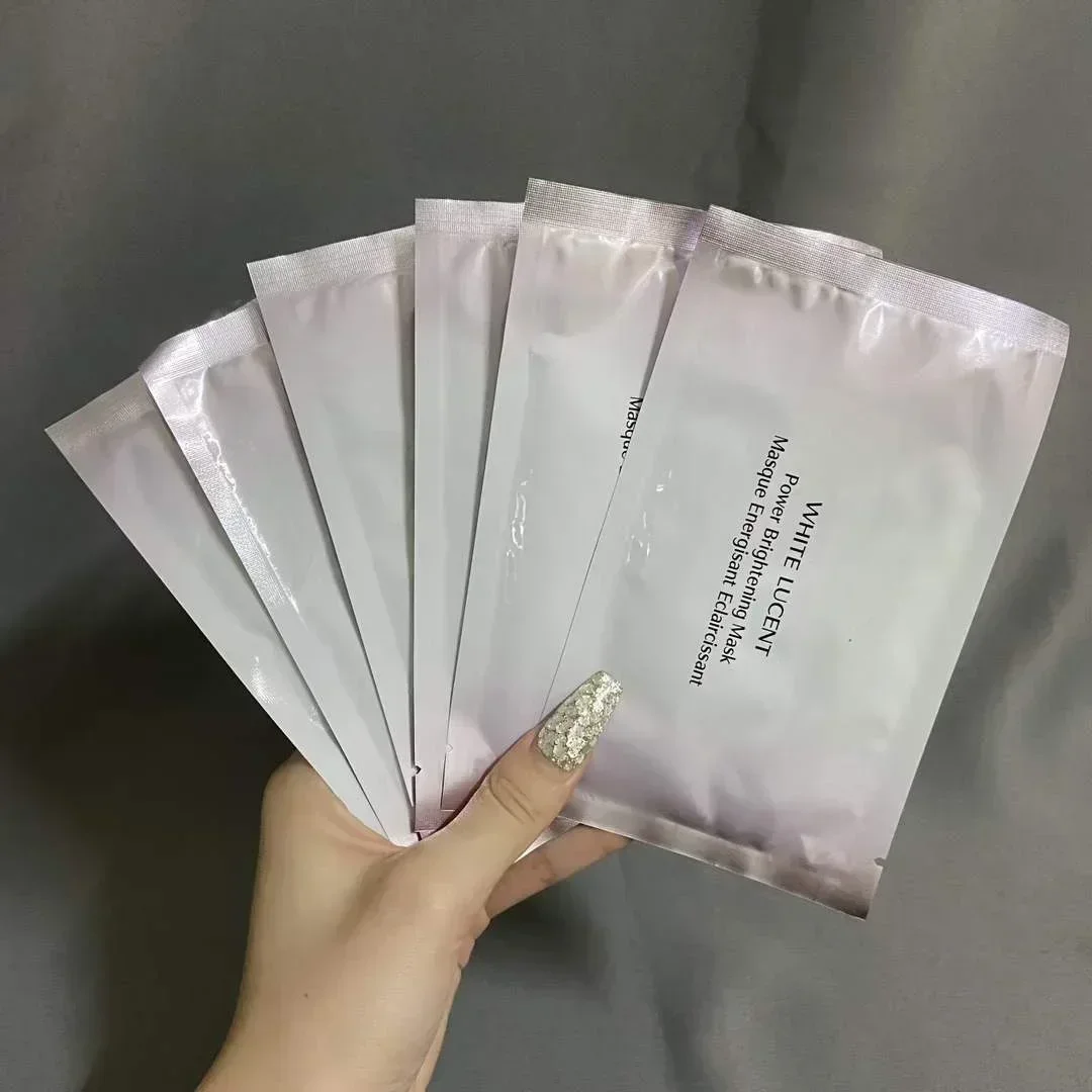 2025 6PCS/BOX WHITE LUCENT Power Brightening Mask Masque Energisant Eclaircissant bc5