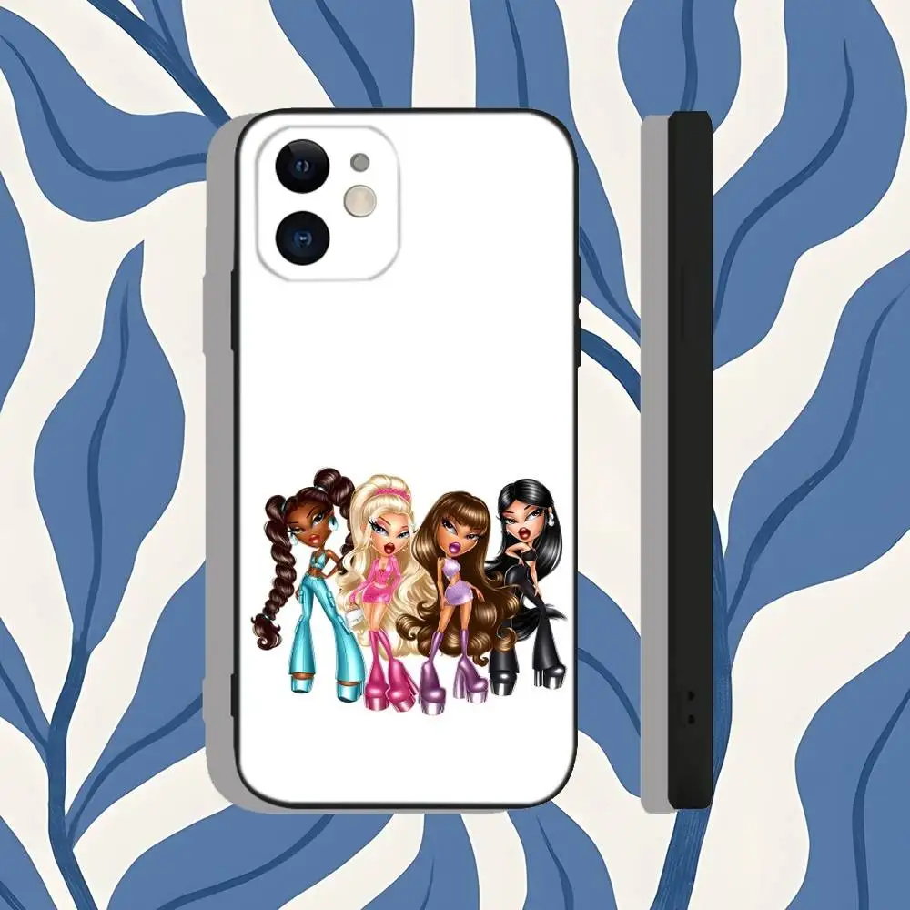 Custodia per telefono Lovely Doll B-Bratz-S per iPhone 17,16,15,14,13,12,11,X,XS,8,7,Pro,Max,Plus,E,SE4,Air,Mini Design, regalo in morbido TPU