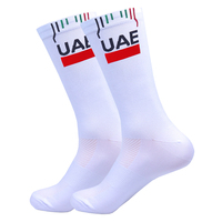 18 Colors UAE Team Socks New 2026 Men Women Mid-calf Football Socks Round Cup Anti Slip Running Soccer Hiking Sport Socks