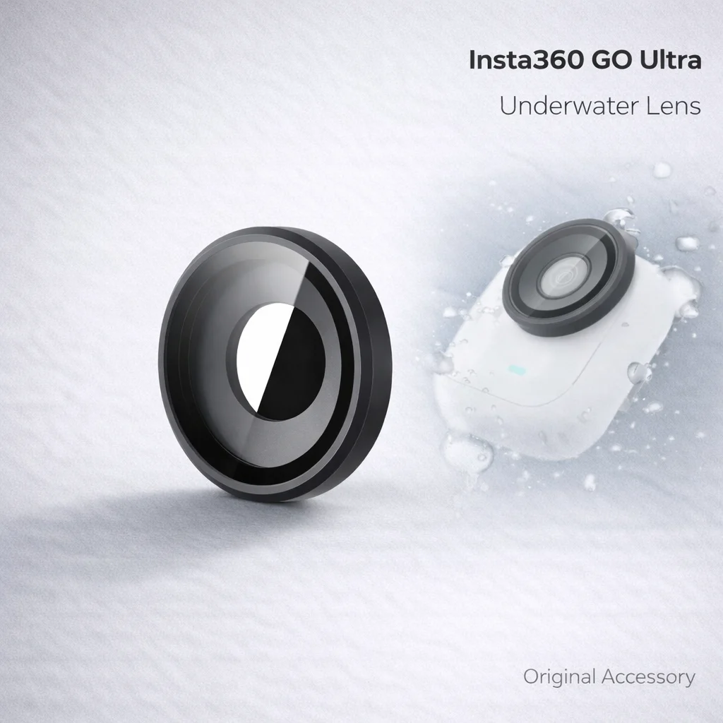 

Водонепроницаемый подводный объектив Insta360 GO Ultra, защитный фильтр для подводной съемки, чехол для объектива для четкой съемки