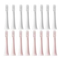 8PCS For XIAOMI MIJIA T100 Replacement Brush Heads Sonic Electric Toothbrush Vacuum DuPont Soft Bristle Suitable Nozzles