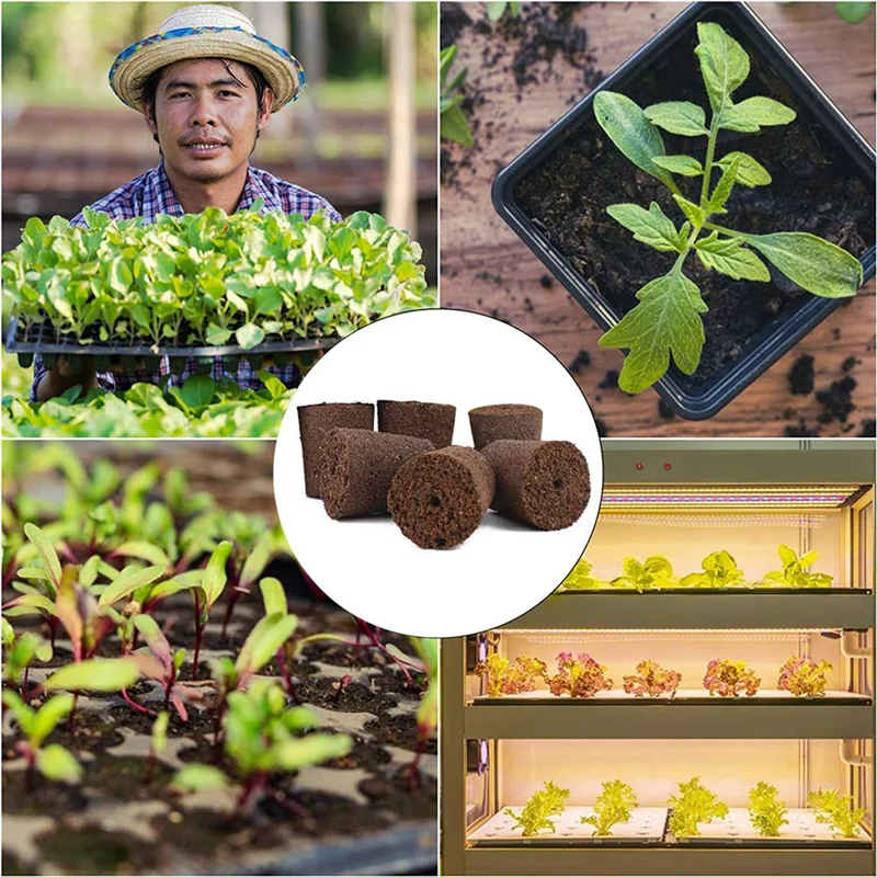 A77I 2X إسفنجة نمو النباتات للحديقة المائية والحديقة الداخلية إسفنجة ذكية مع مغذيات، جراب نمو بديل