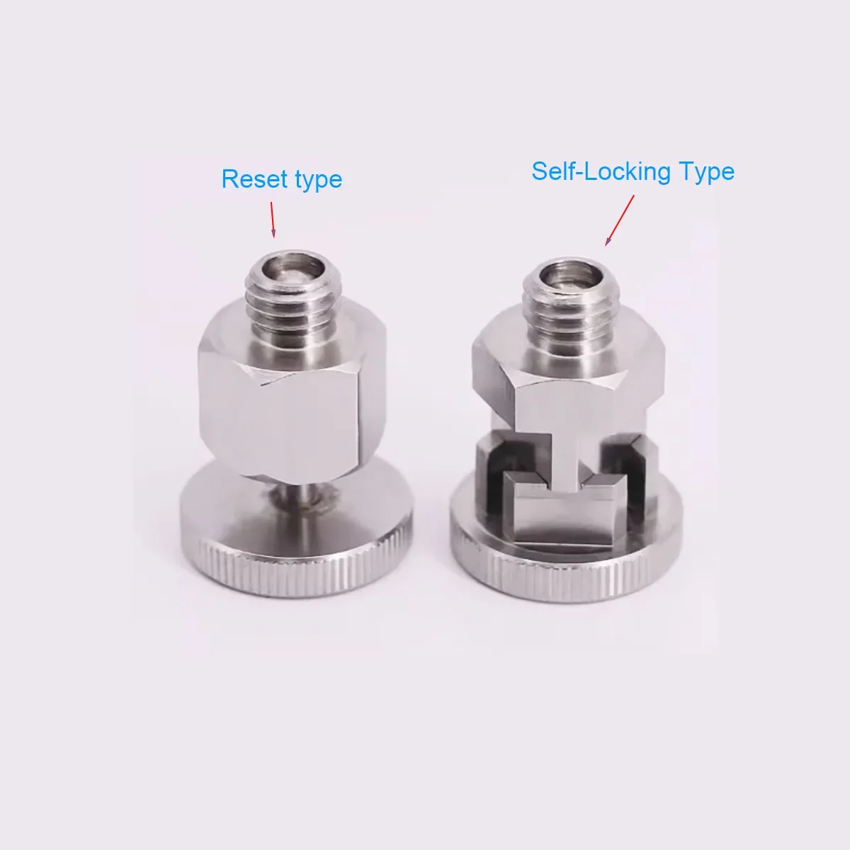 

Knob Plunger Mini Indexing Pin Spring Fixed Reset Pin Stainless Steel Self-Locking