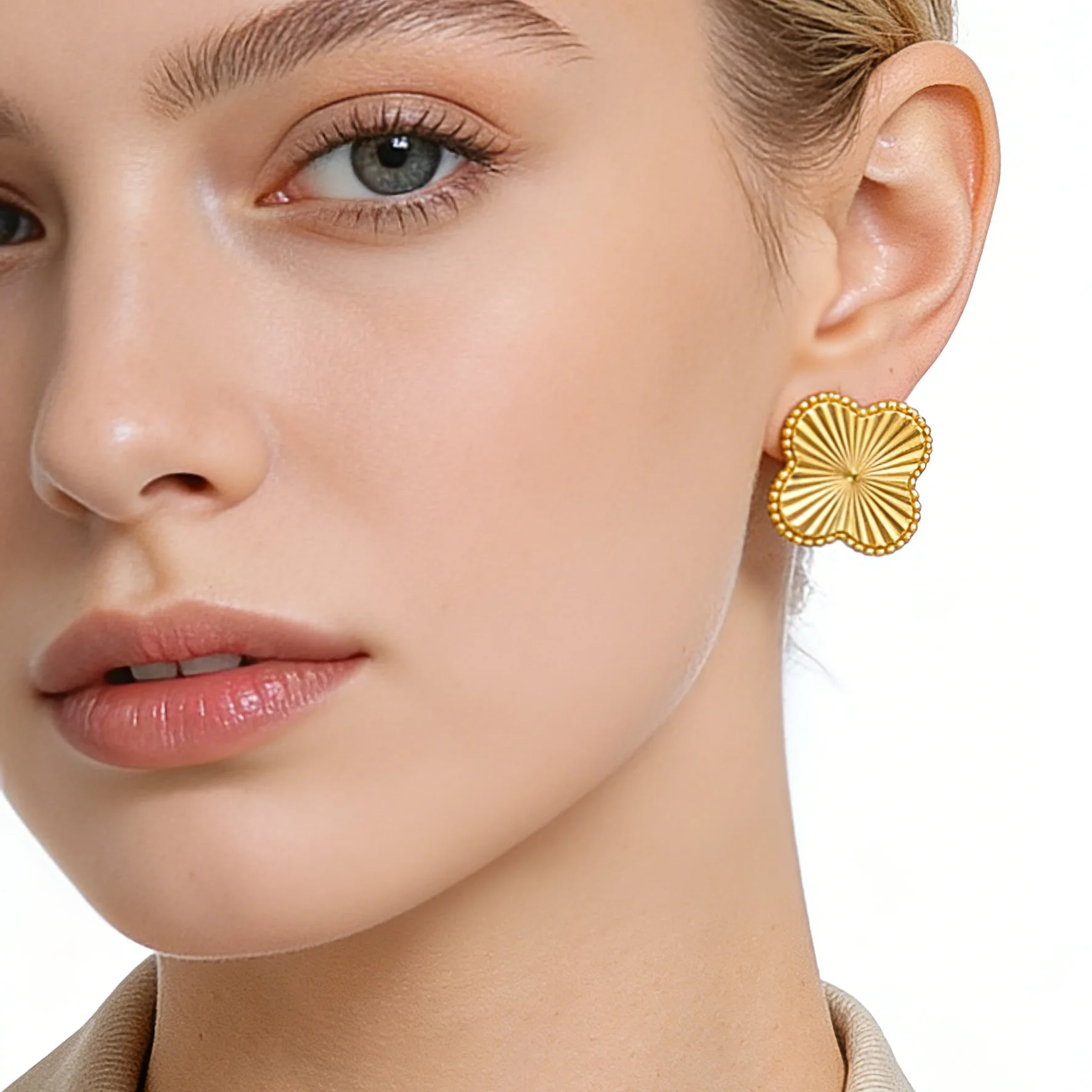 Romantisches 2-teiliges Schmuckset mit Anhänger, Halskette und Ohrringen, perfekt für Frauen, Bräute, Hochzeiten, Geschenke und Mädchen-Geburtstage – Detail 7