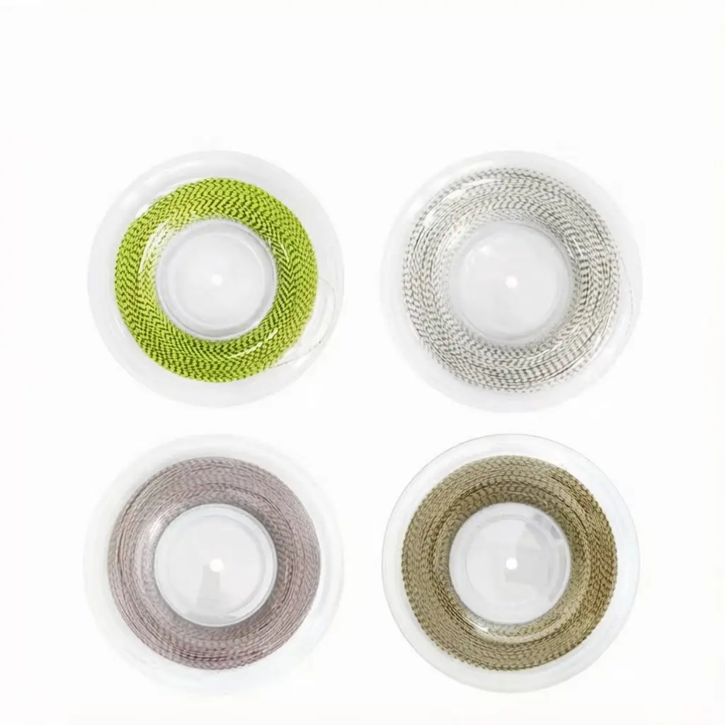 Alpha Tennis String 200m Reels 1.35mm Rotating High-elastic Nylon Braided Tennis String Durable Elasticity