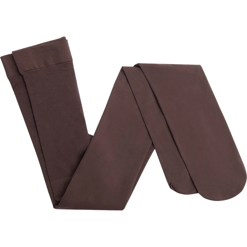 DOIAESKV 2025 New Women Tights 80D Autumn Winter Warm Lined Pantyhose High Waist Female Stretchy Slim Skinny Velvet Tights image 5