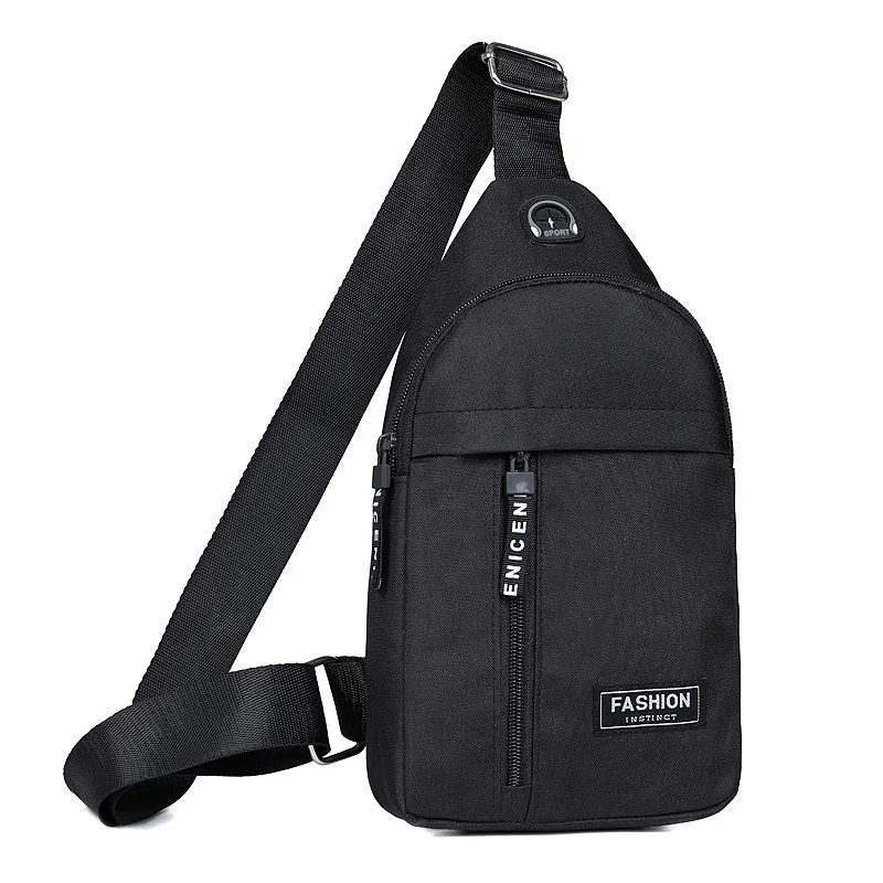 Fashion Nylon Men Chest Bag High Quality Classic Causal Crossbody Bag Men Multifunctional Waterproof Men Handle Handbag