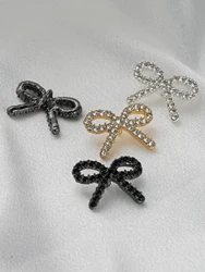6pcs Bowknot Metal Button for Bags Shoes Clothing Decor Buckle Handbag Side Clip Clasps DIY Luggage Hardware Sewing Accessories