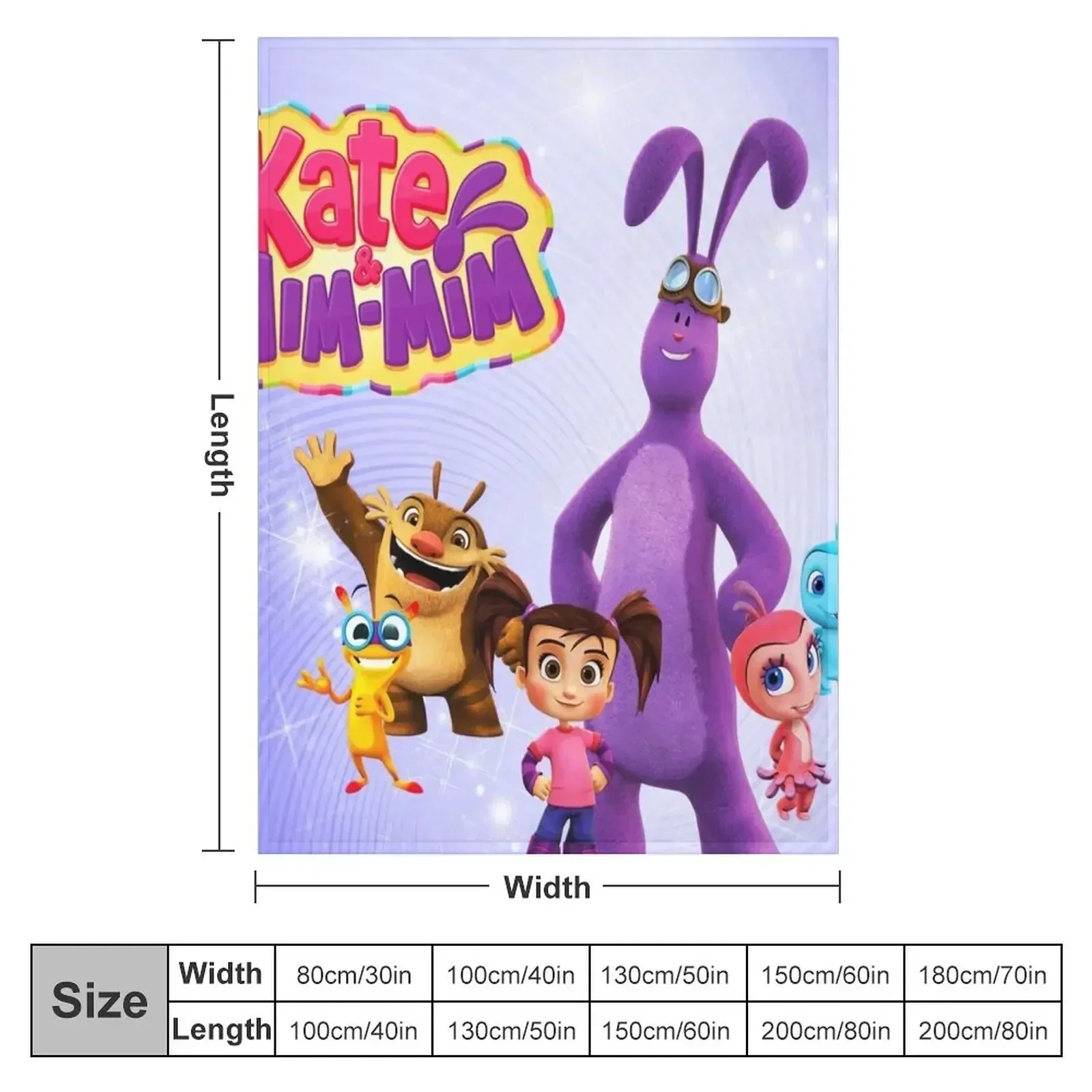 Kate and Mim-Mim characters boomer Funny T Shirt Woman,Gift for Friends Throw Blanket Blankets For Baby for sofa Blankets