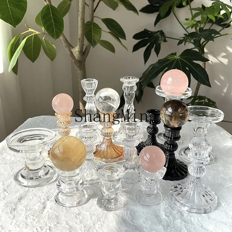 CLL crystal ball base base support spherical storage K9 glass base crystal ball jewelry ornament decoration