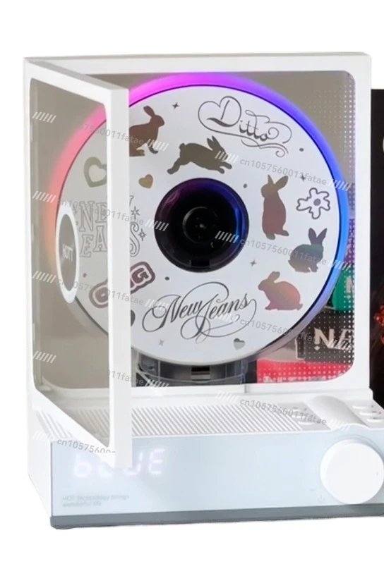 

CD Player Original Sound Retro Bluetooth Speaker Cd Disc Integrated Magnetic Door Album Player Student Gift
