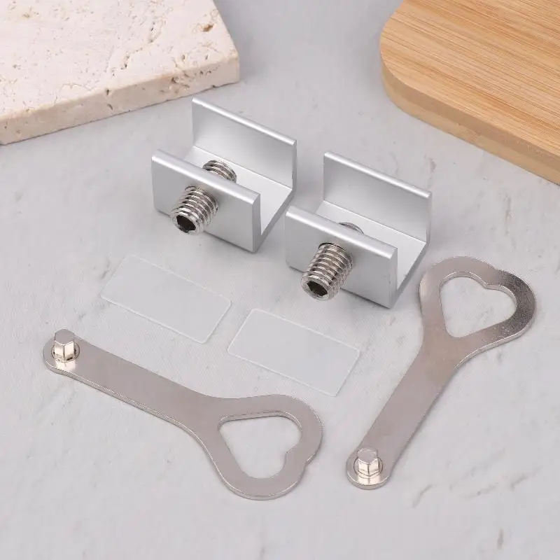 New Safety Window Lock With Keys Adjustable Window Locks Sliding Sash Stopper Kids Child Safety Doors Locks Anti-theft Lock