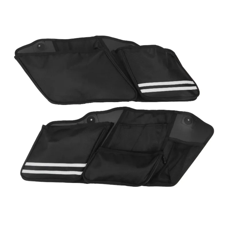 

Waterproof Motorcycle Saddle Side Pouch - Durable Nylon Material, Spacious Storage for Riding - Easy to Install, Suitable for To