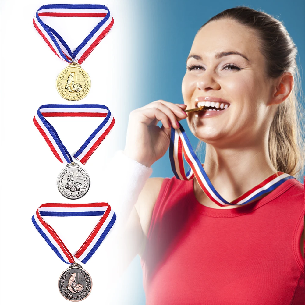 

Competition Medals Zinc Alloy Football Competition Games Medals Wear-resistant Collection Decoration Souvenir Gift