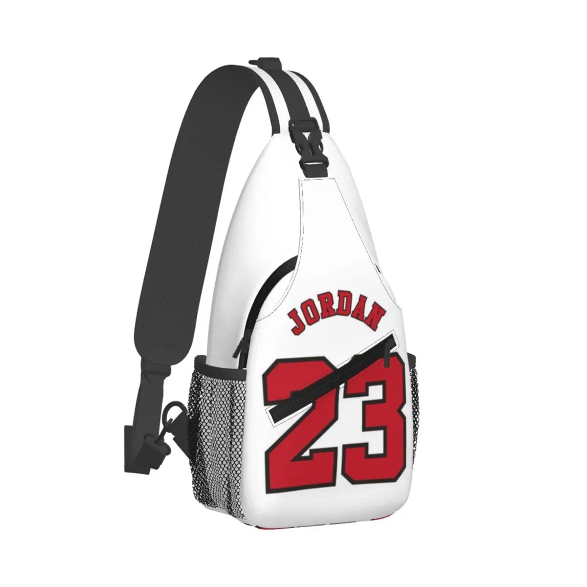 23-MJ Michael-Jordan Jordan Sling Chest Bags Crossbody Shoulder Backpack Outdoor Sports Daypacks Fashion Bag