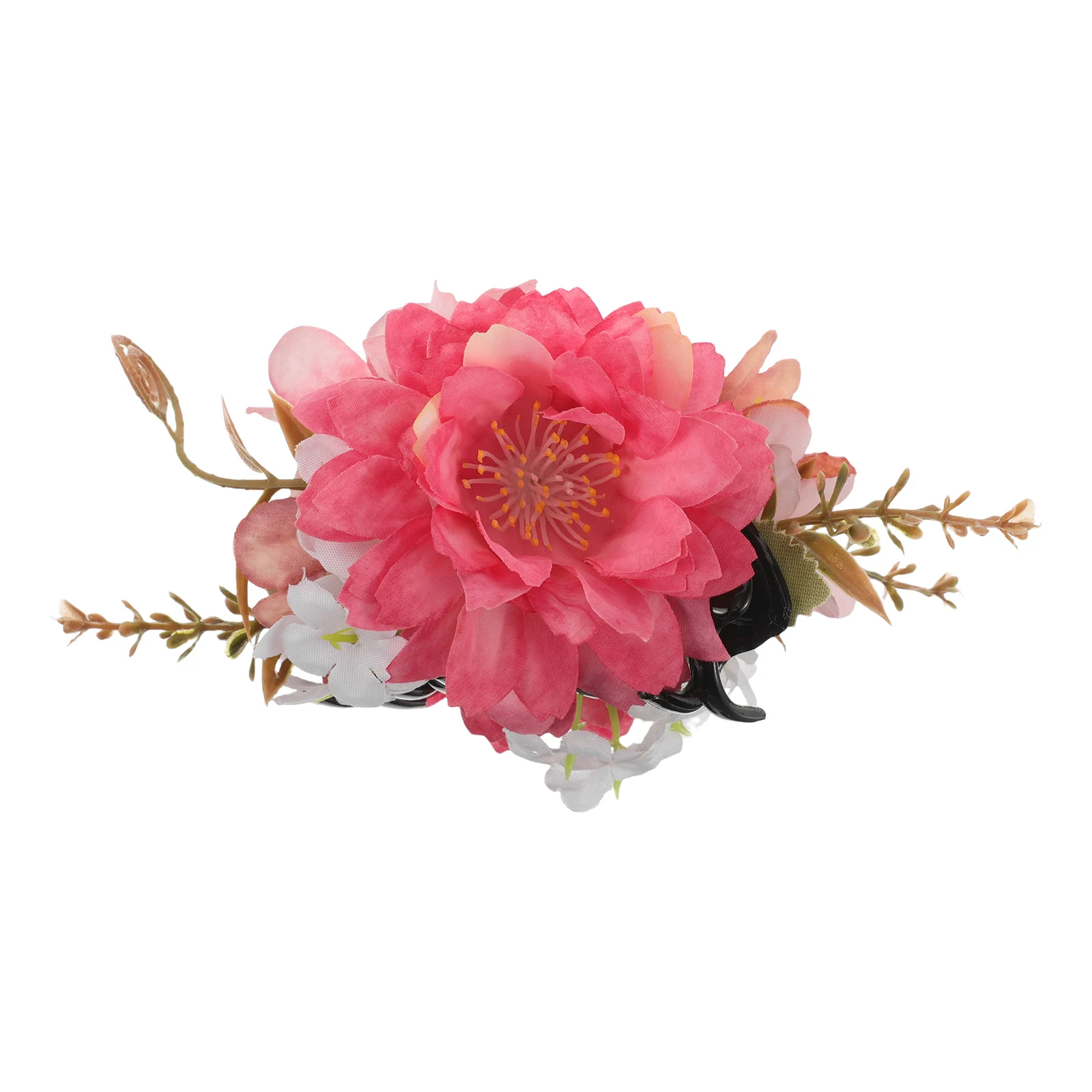 

Cute Hair Clips Claw for Women Headgear Accessories Floral Rosy Pins Elegant Flowers Hairpins Miss