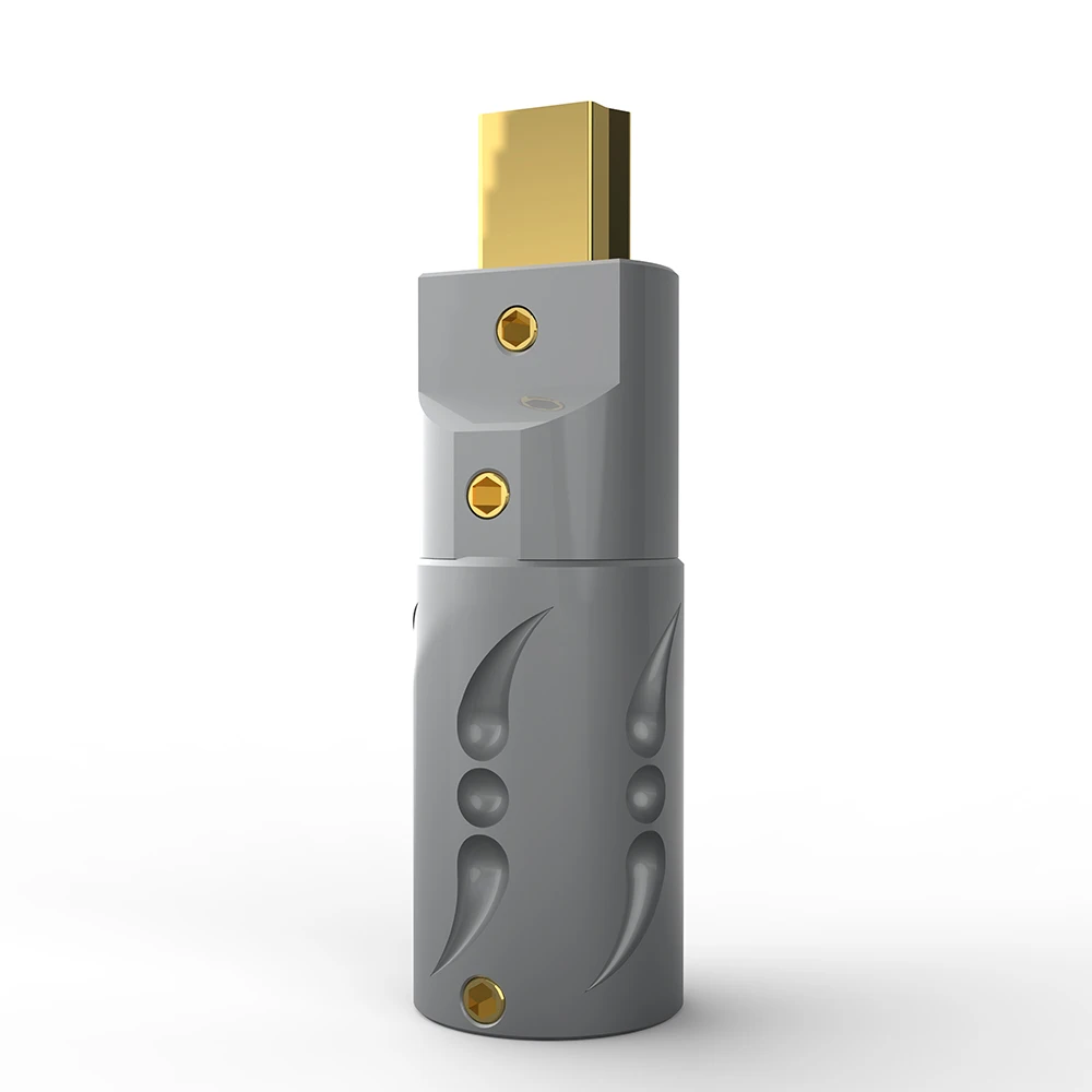 

VIBORG MN08 Gold Plated USB MINI High End USB MINI Connector Hifi Male Plug Connector Jack Tail Socket Connector Port