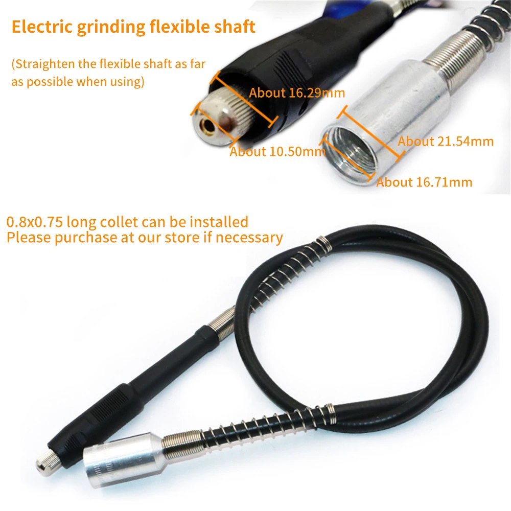 Sanding Grinder Machines Dremel Tools Durable Electric Grinding Accessories Safe Carving Extension Line Flexible Shaft Tools