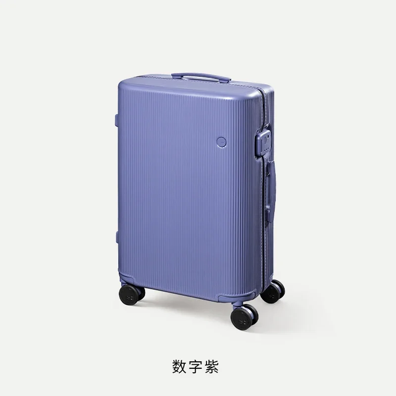 Suitcase Silent Trolley Case Large Capacity Study Abroad Suitcase High Value Universal Wheel Case Clothes Organizer